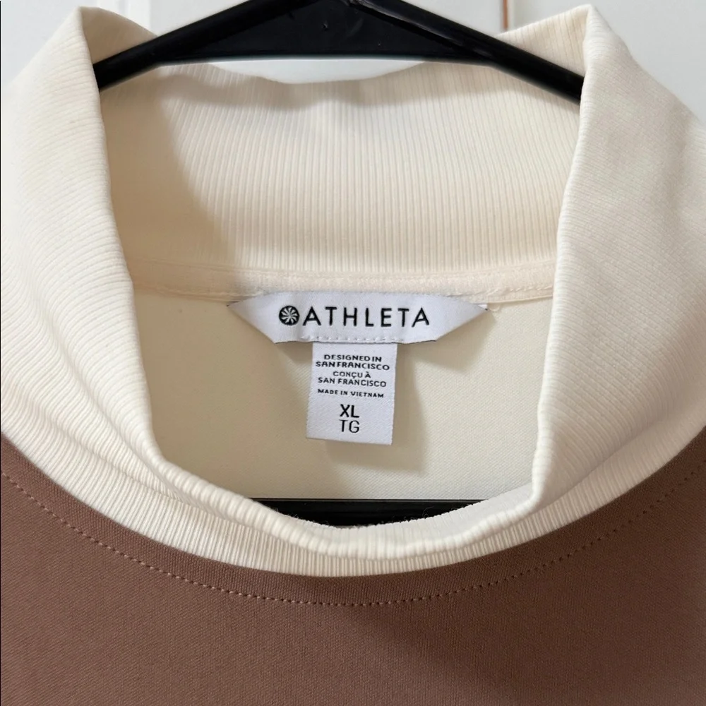 Athleta Brown and Cream Sweatshirt - Picture 5 of 8